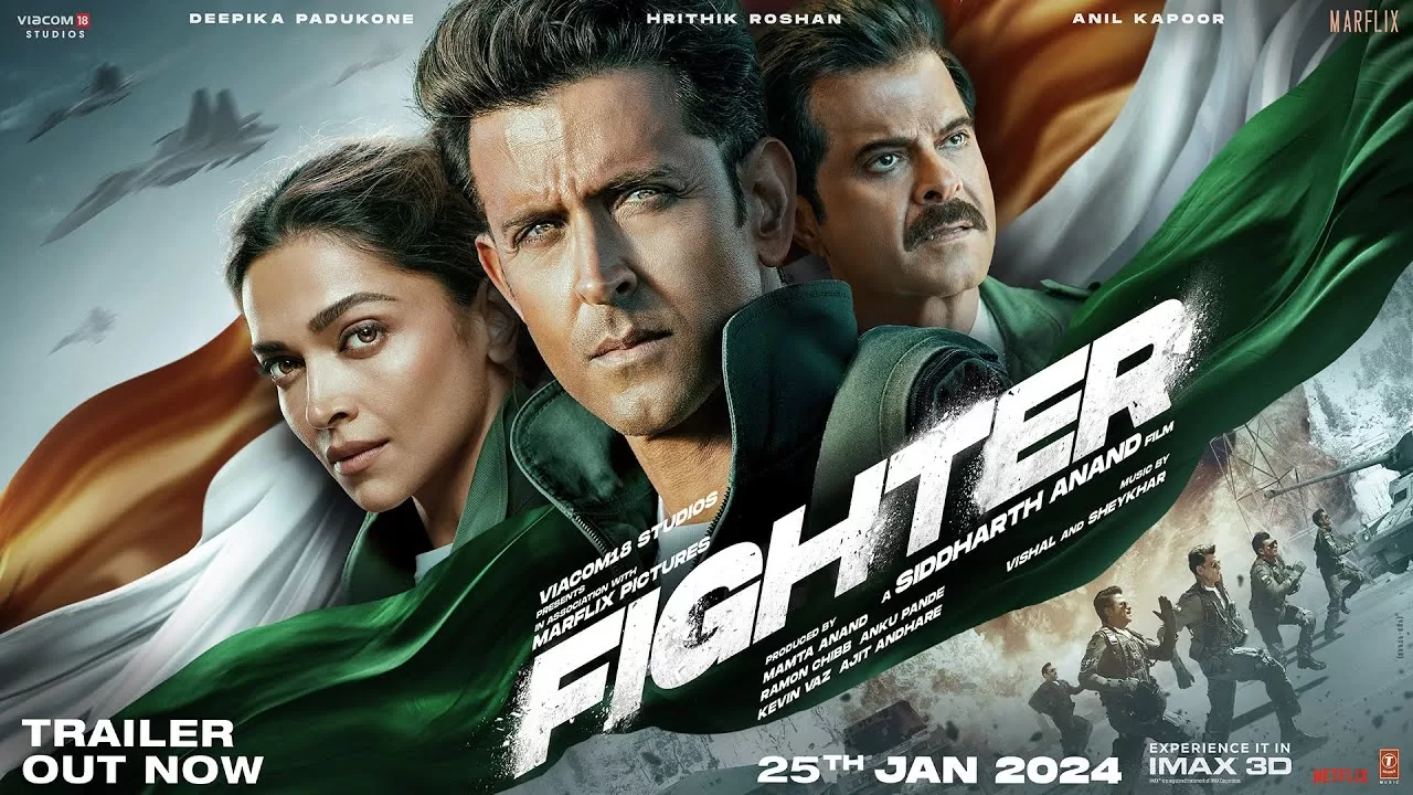 Fighter Movie: Hrithik Roshan and Deepika Padukone Elevate Action in Official Trailer